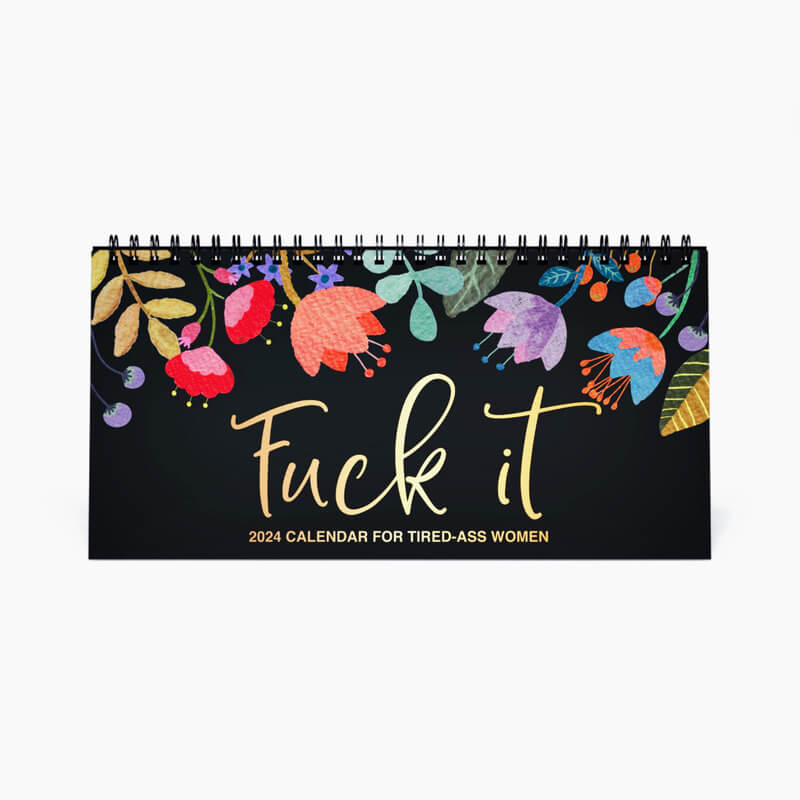 Desk Calendar - 2025 new Calendar for Tired-Ass Women